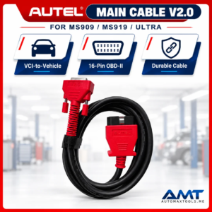Autel Main Cable V2.0 | OBD-II/EOBD Diagnostic Cable for MaxiFlash VCI VCMI JVCI+ | MS909 MS919 Ultra